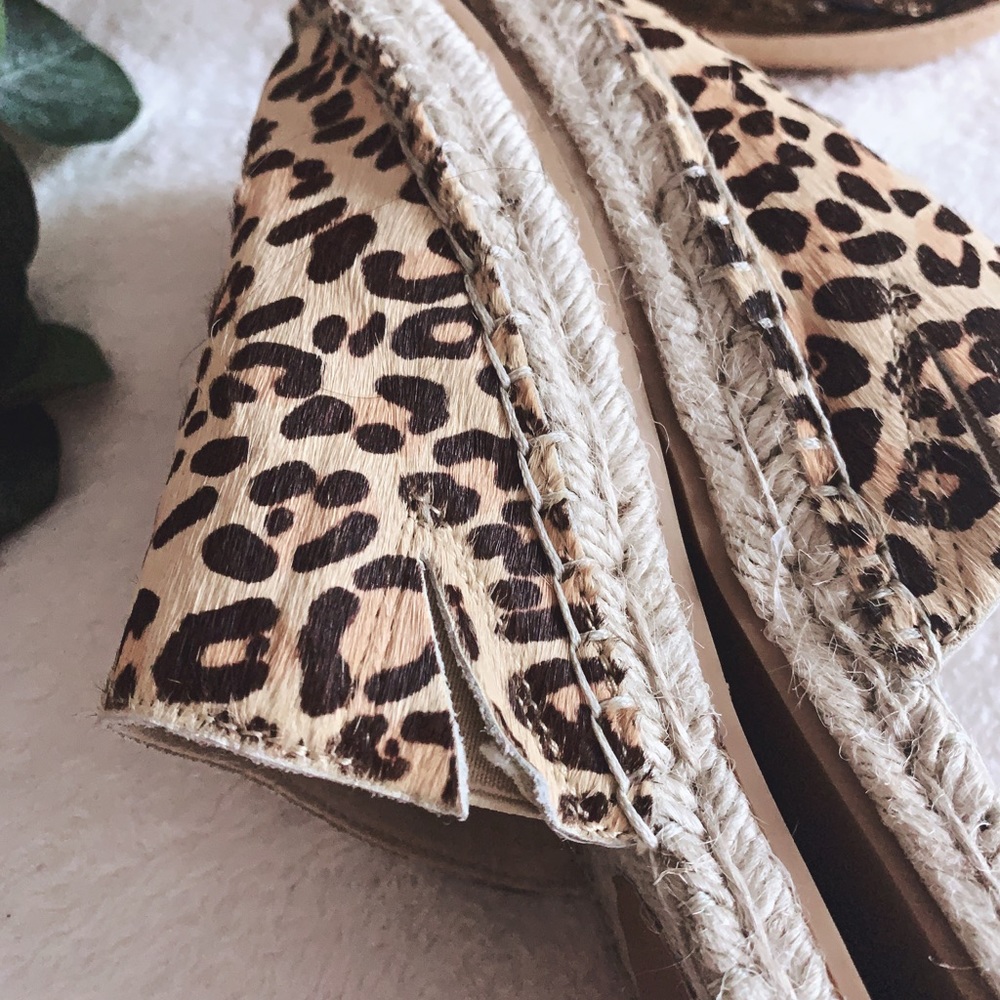 Gap Leopard Print Espadrilles - image 6